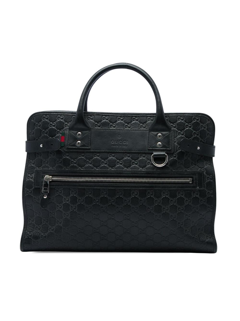 Gucci Ssima Web Business Bag Pre-Loved #350444G62B